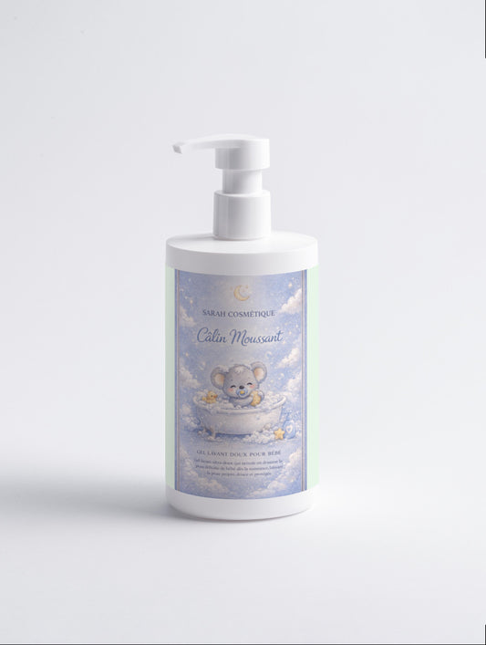 gel lavant bébé - calîn moussant 390ml