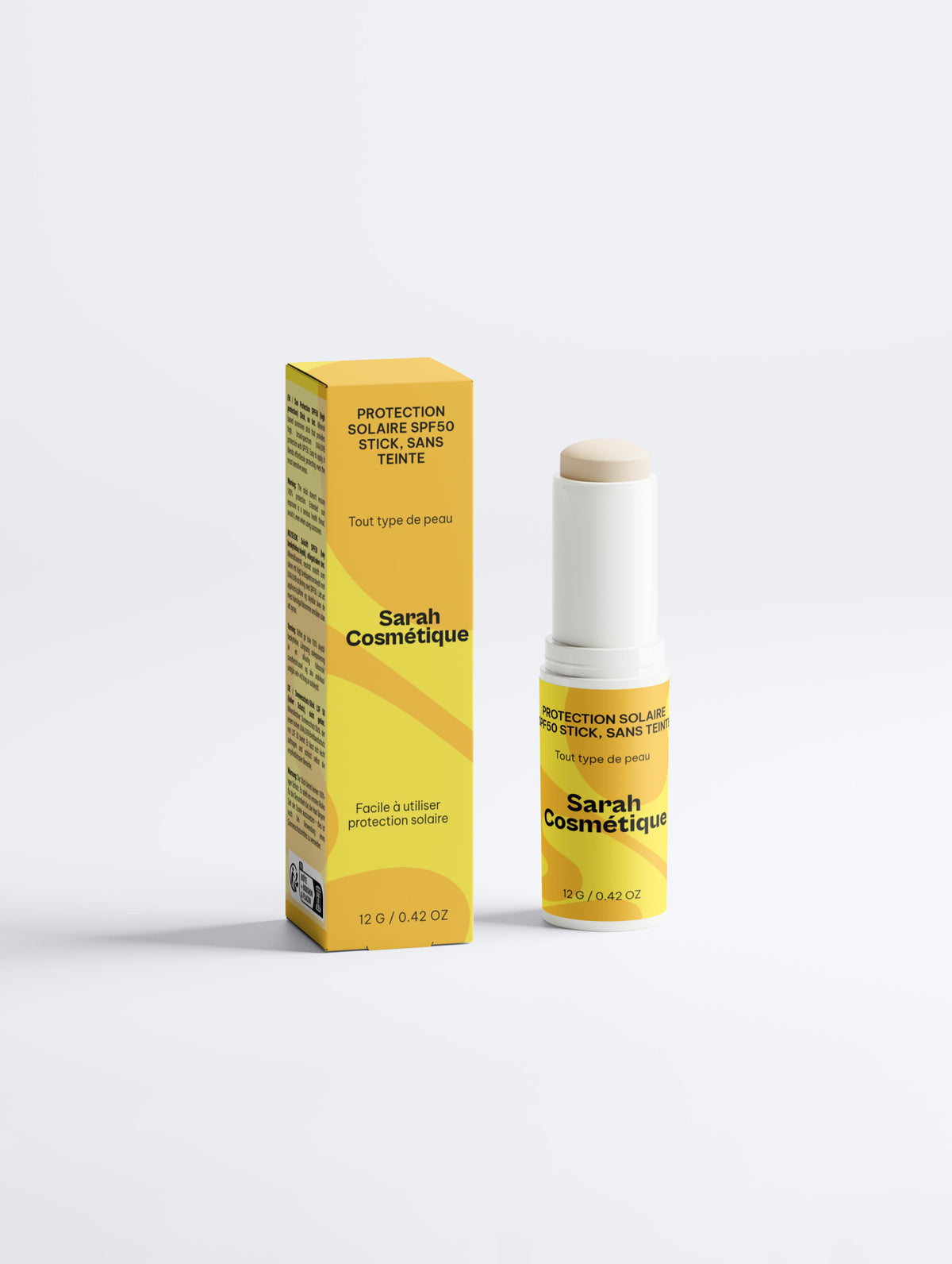 Protection solaire SPF50 Stick, sans teinte
