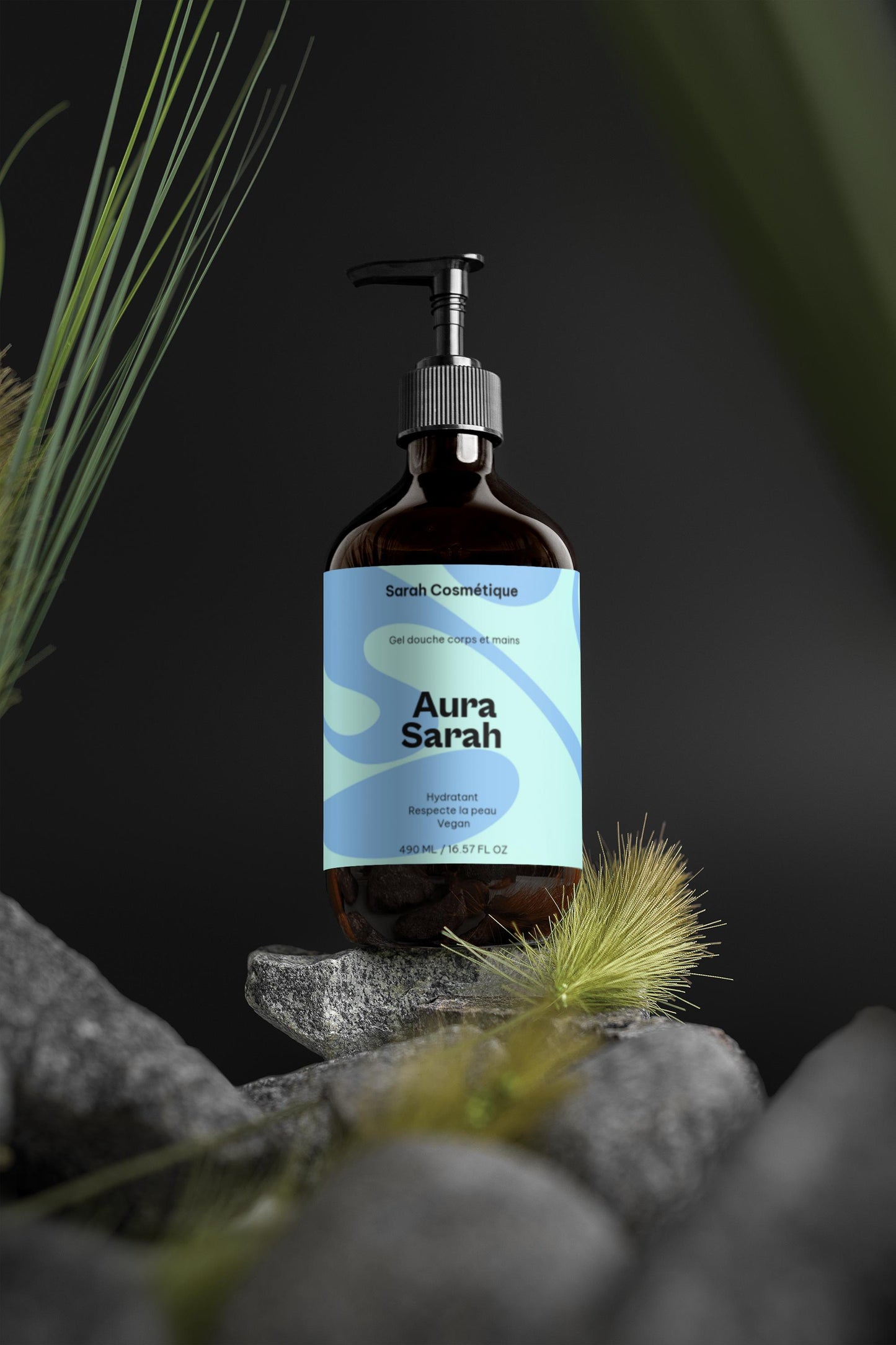 AURA SARAH - 490 ML ( Gel douche corps et main )