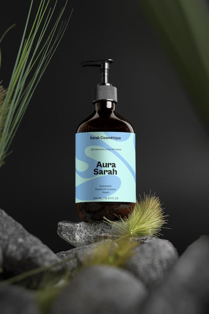 AURA SARAH - 490 ML ( Gel douche corps et main )