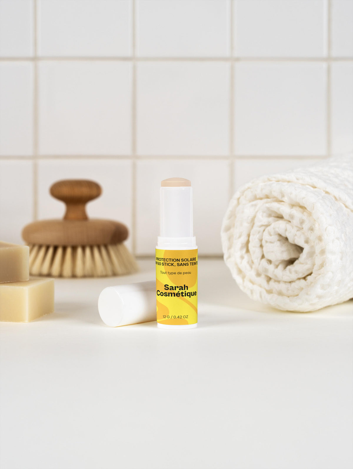 Protection solaire SPF50 Stick, sans teinte