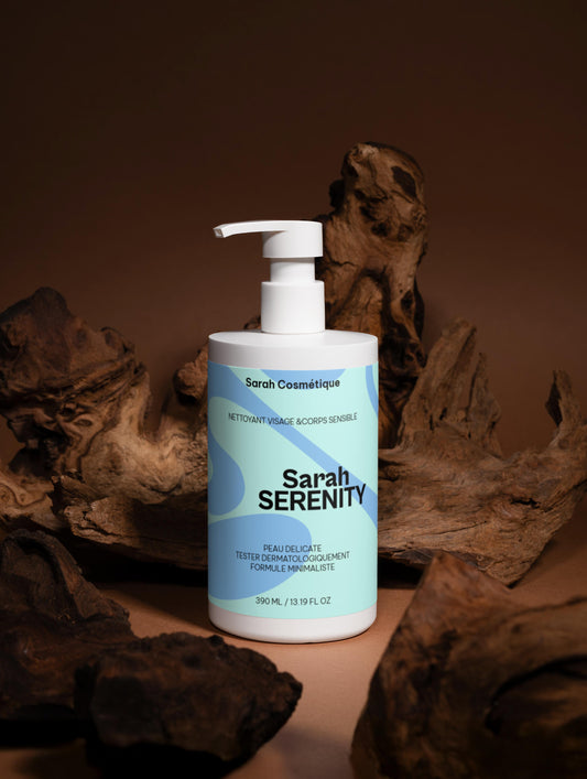 Sarah Sérénité – Nettoyant Visage & Corps Peaux Sensibles - 390 ML