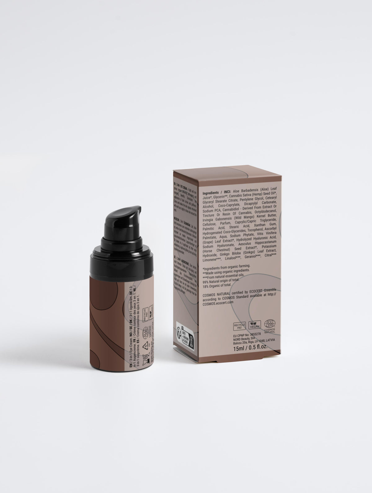 VigorEyes ( Crème contour des yeux anti-âge multifonctionnelle pour hommes, à triple action pour rafraîchir les yeux fatigués ) - 15ml