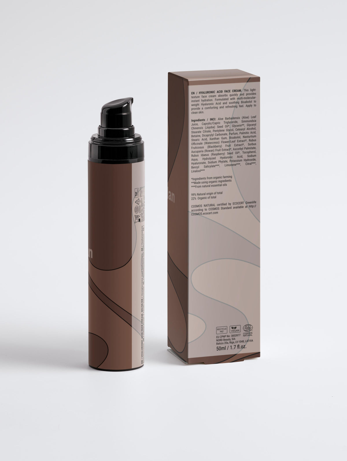 HydraMan ( Crème visage à l'acide hyaluronique pour hommes) - 50 ml