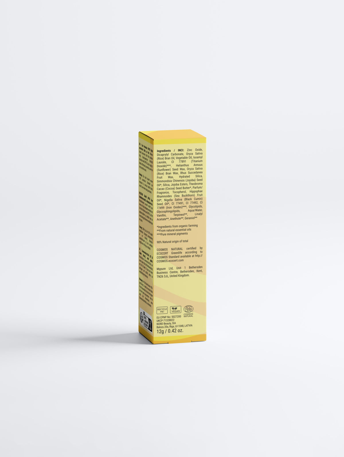 Protection solaire SPF50 Stick, sans teinte