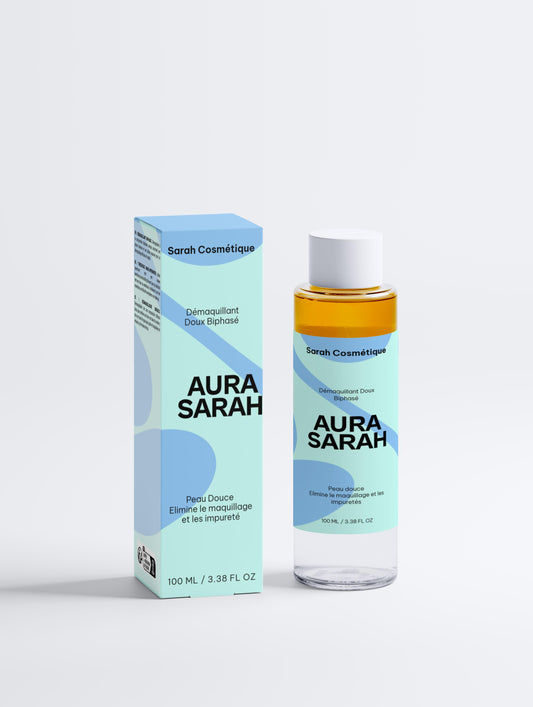 Aura Sarah – Démaquillant Doux Biphasé - 100ML
