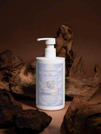 gel lavant bébé - calîn moussant 390ml